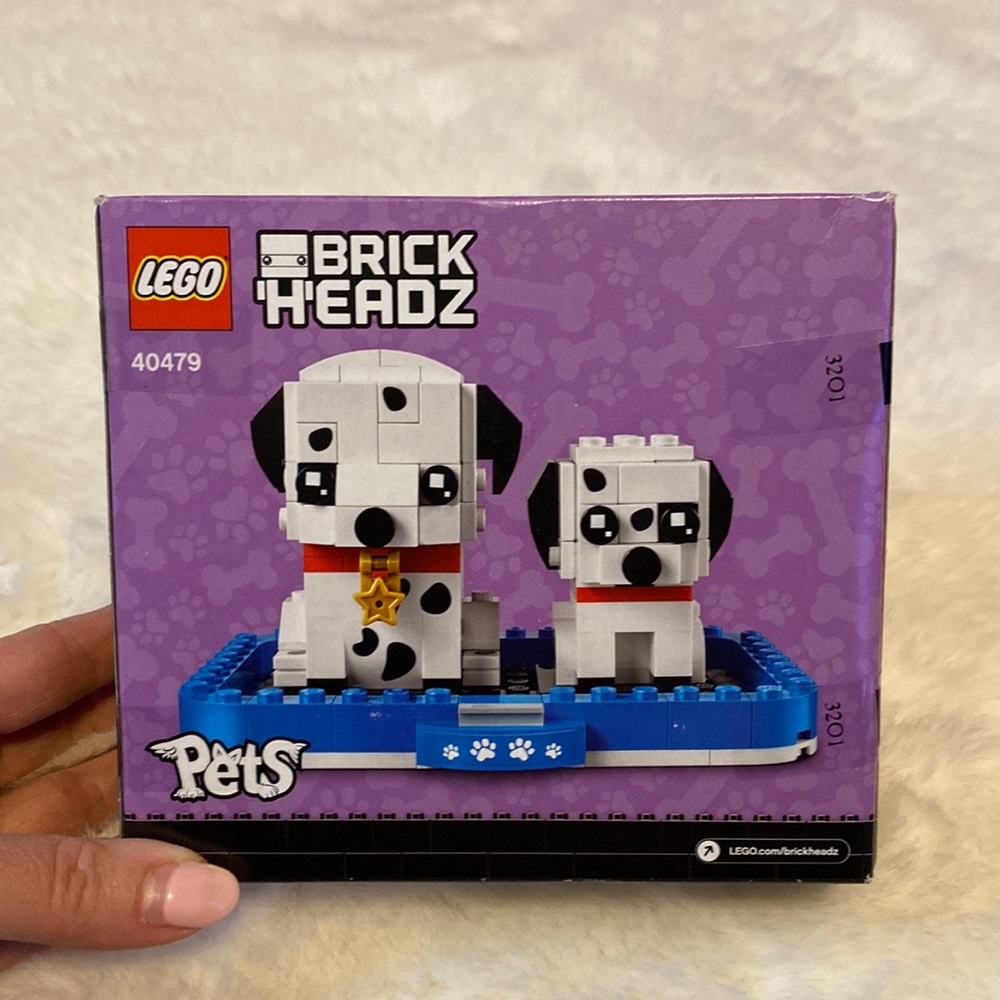 Lego Brick headz puppy Dalmatian pets Lego set new